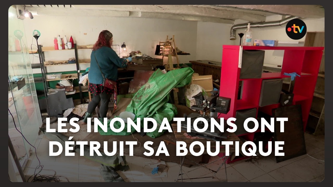 La solidarité s’organise pour cette commerçante qui a perdu sa boutique dans les inondations