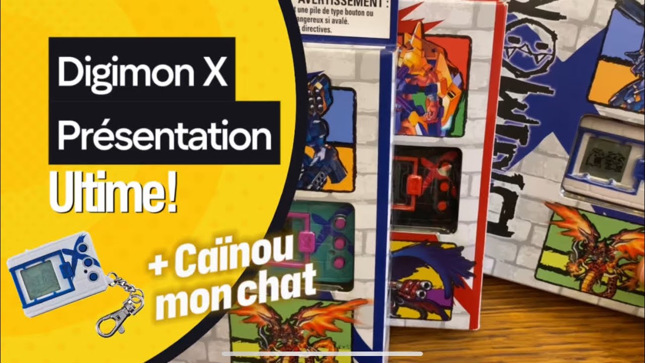 Pr&eacute;sentation ULTIME des DIGIMON X, cousins des tamagotchis version FIGHT  !!!