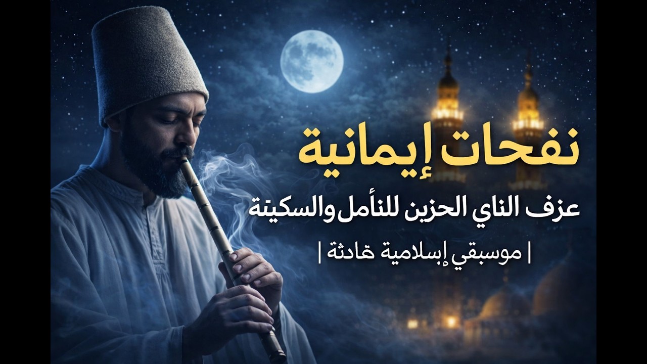نفحات إيمانية - عزف الناي الحزين للتأمل والسكينة | موسيقى إسلامية هادئة