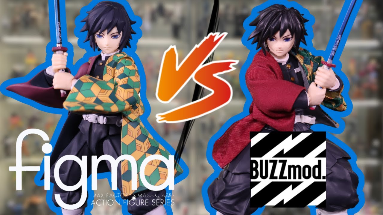 ¿QUIÉN LO HIZO MEJOR? Figma VS Buzzmod Giyu Tomioka Kimetsu No Yaiba comparación