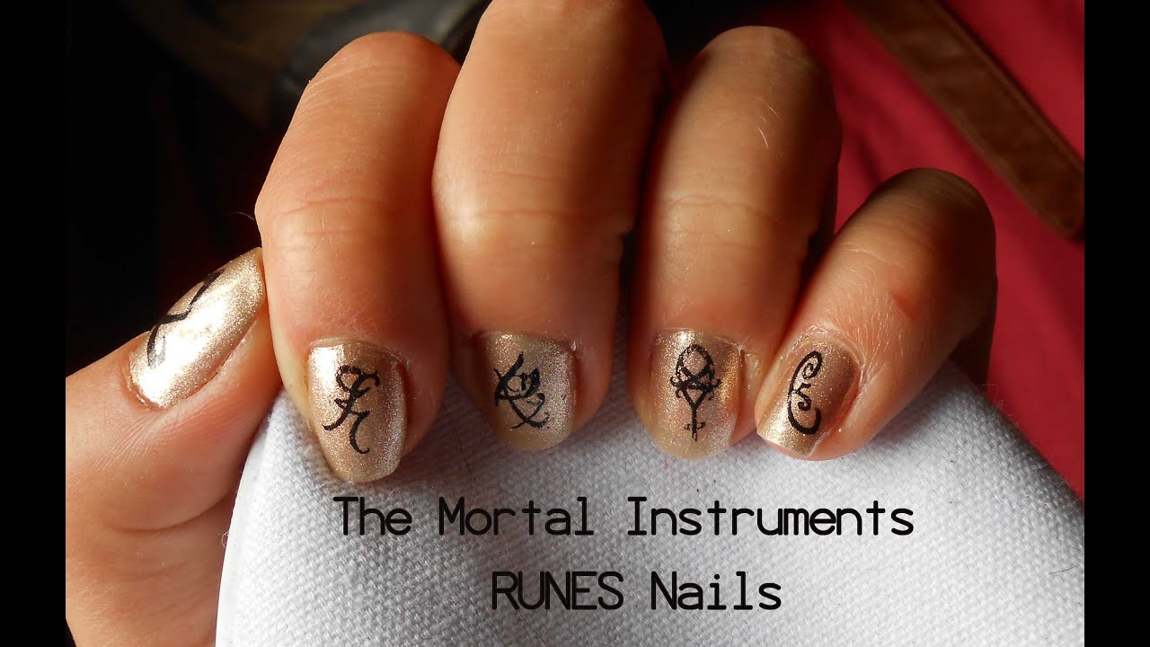 RUNES Nails || SHADOWHUNTER ||  The Mortal Instruments
