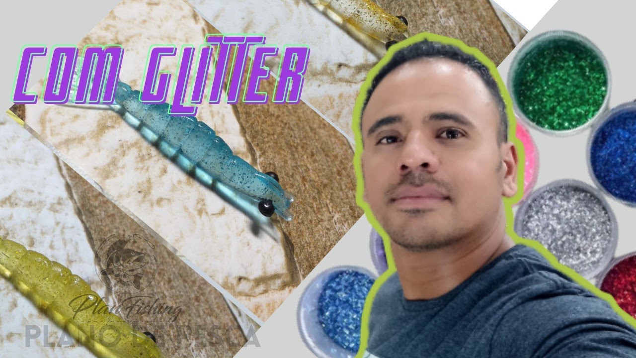 COLORINDO CAMARÃO COM GLITTER