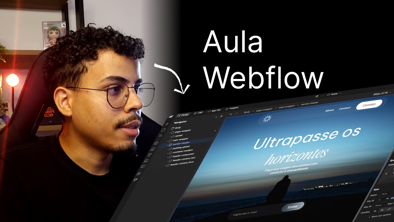Aula Webflow - Construindo uma Hero Section do ZERO