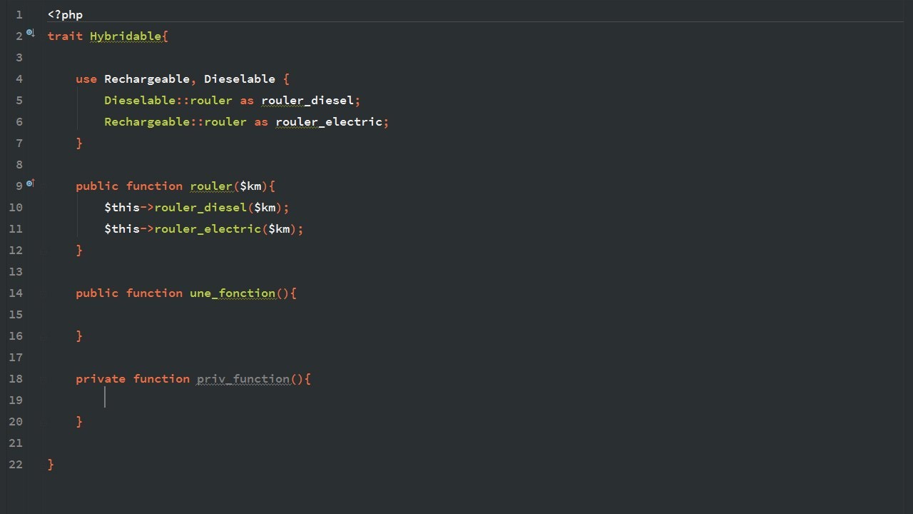 La POO en PHP (25/31) : Les traits