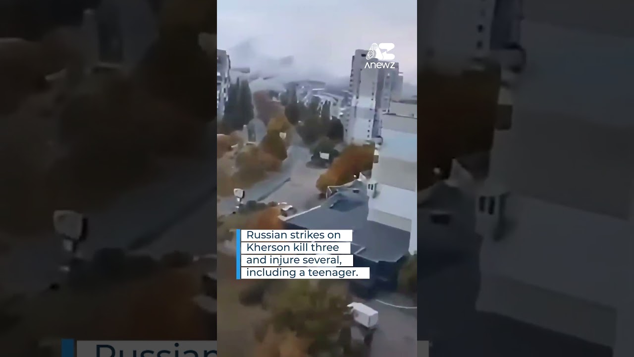 Kherson hit by Russian morning strikes
