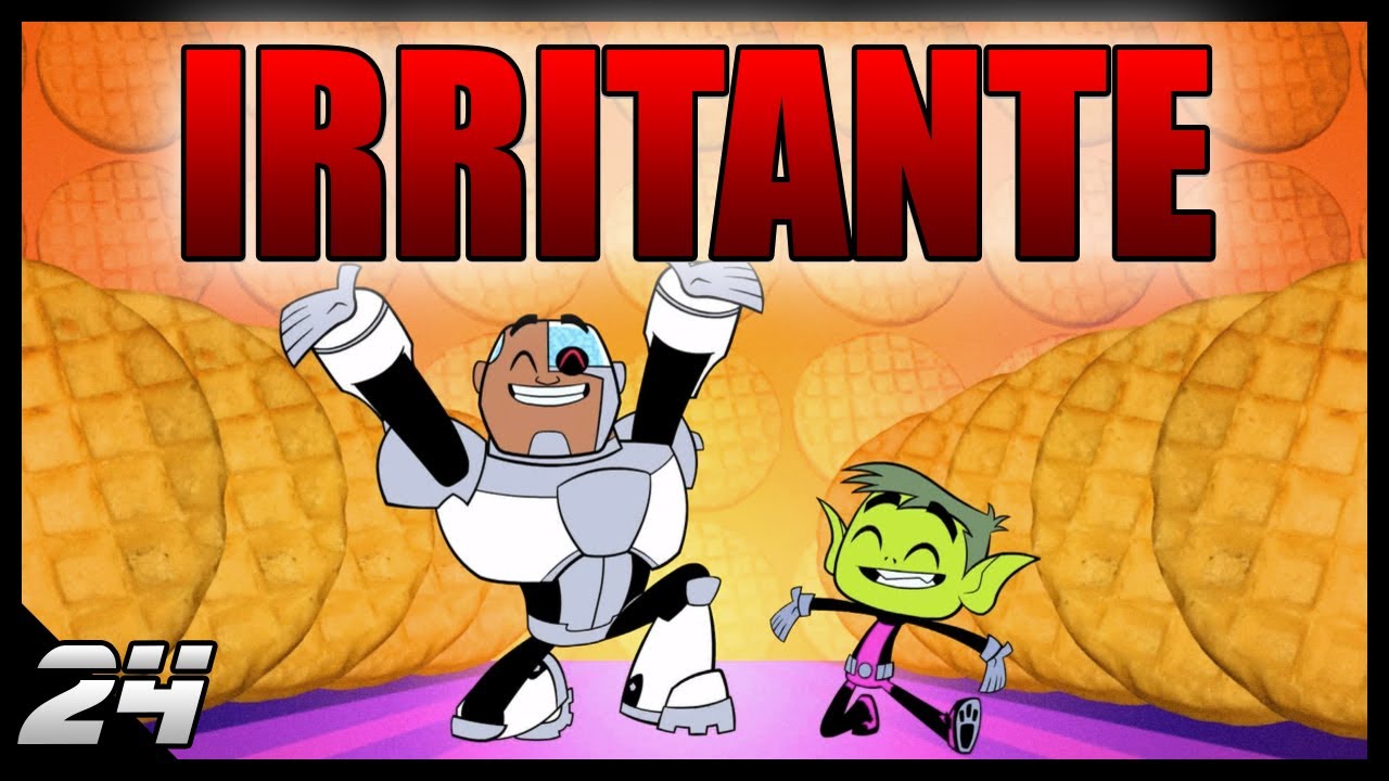 EL IRRITANTE episodio de Los Jóvenes Titanes en Acción - WAFFLES REVIEW