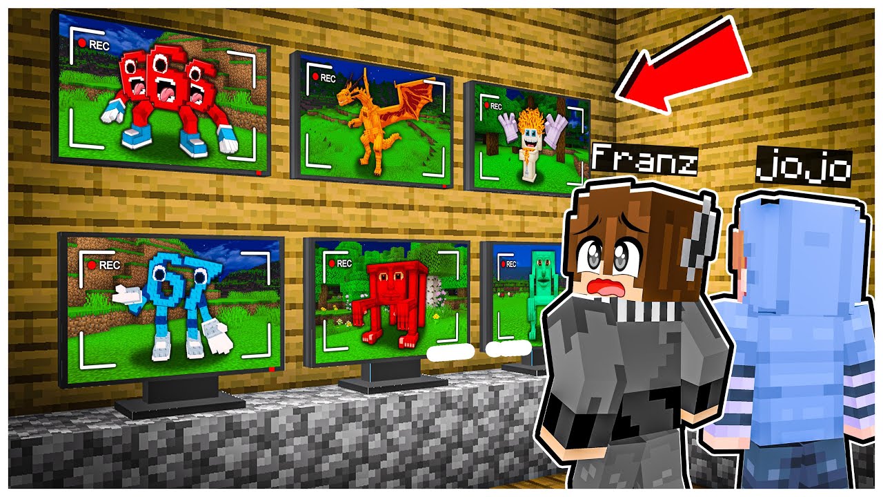 FRANZ & JOJO MEMANTAU SEMUA CCTV ANOMALI MENGERIKAN di MINECRAFT