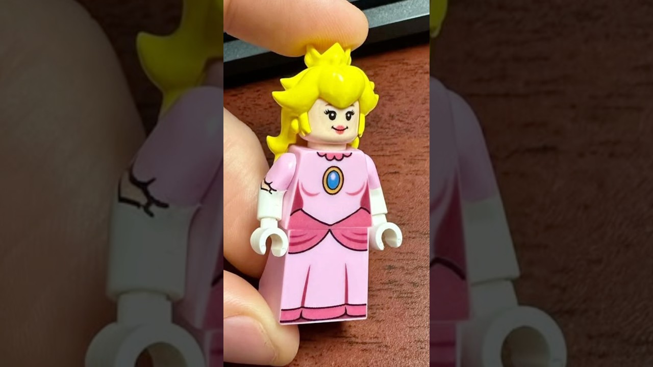 These LEGO Mario Minifigures Are UNREAL! #lego #mario #legomario #toys #nintendo