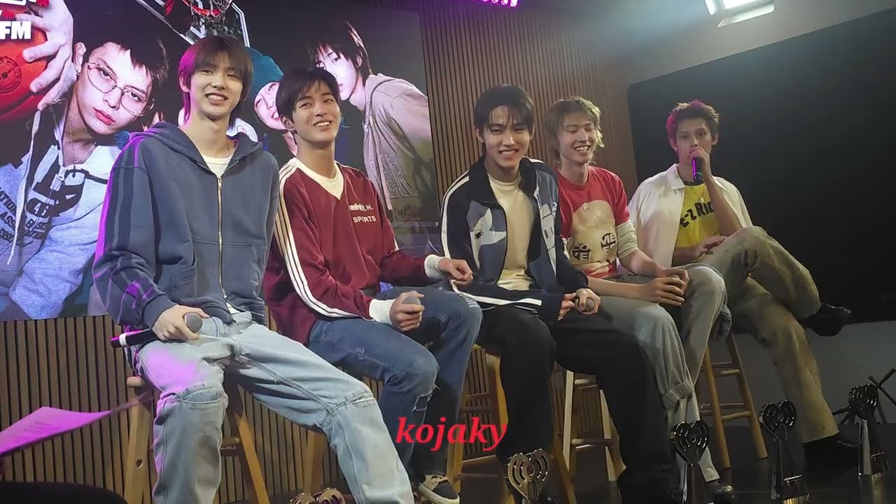 [FANCAM] CORTIS full interview at the Helpful Honda Music Lounge with Iheartradio 4/6/26