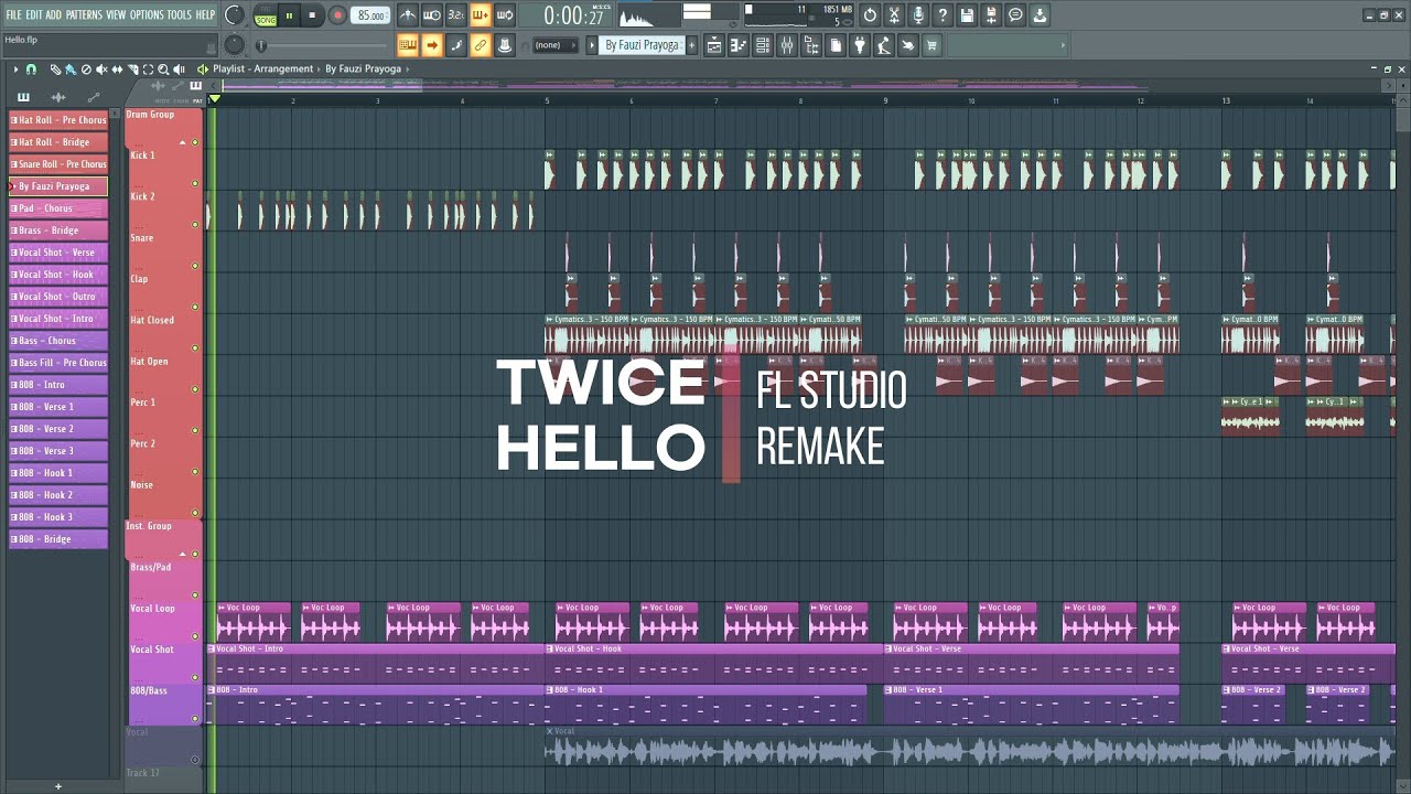 TWICE - HELLO (NAYEON,MOMO,CHAEYOUNG) | Instrumental