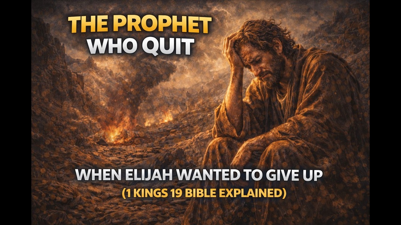 The Prophet Who Quit | When Elijah Wanted to Give Up (1 Kings 19 Bible Explained)