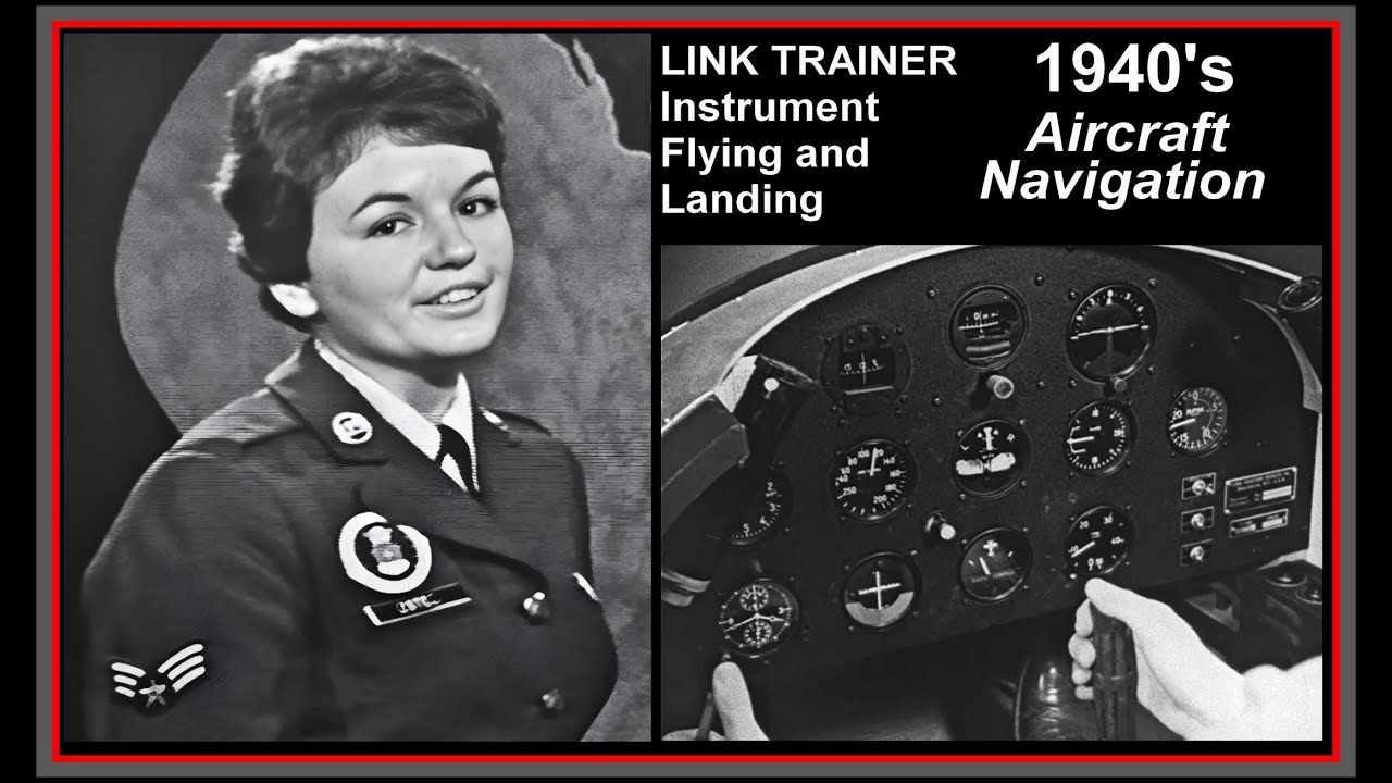 1943-44  Pre-Computer Avionics Aircraft Navigation LINK TRAINER Aeronautics History Air Force Navy