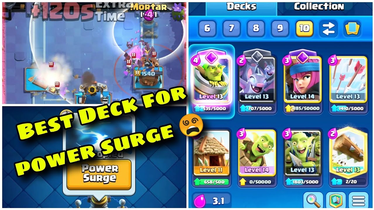 Best Deck For power Surge event | Clash Royale 