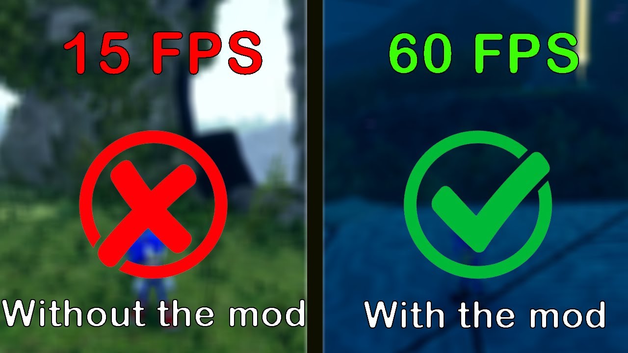 This Sonic frontiers mod doubles the fps for low end pc