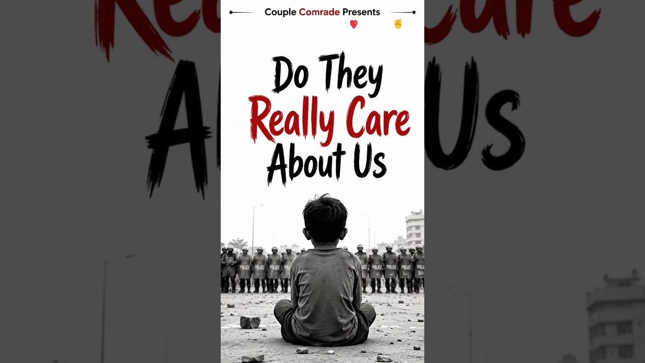 Do They Really Care About Us? | Protest Song About Power,Silence & Our Questions | Couple Comrade