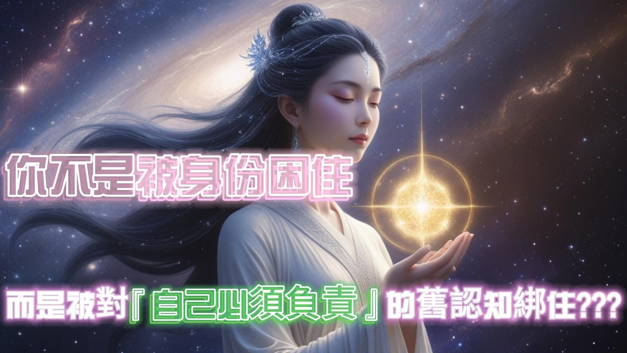 你不是被身份困住，而是被對『自己必須負責』的舊認知綁住///  #靜心練習 #冥想教學 #放鬆心情  #自我療癒 #情緒釋放 #壓力舒緩 #轉化負能量  #身心靈平衡