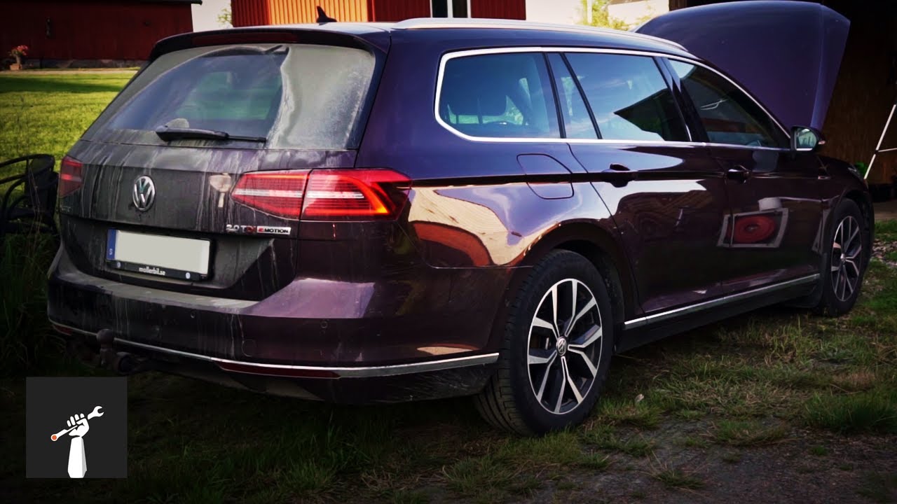 Passat B8 - Byter bränslefilter och AGM-Batteri