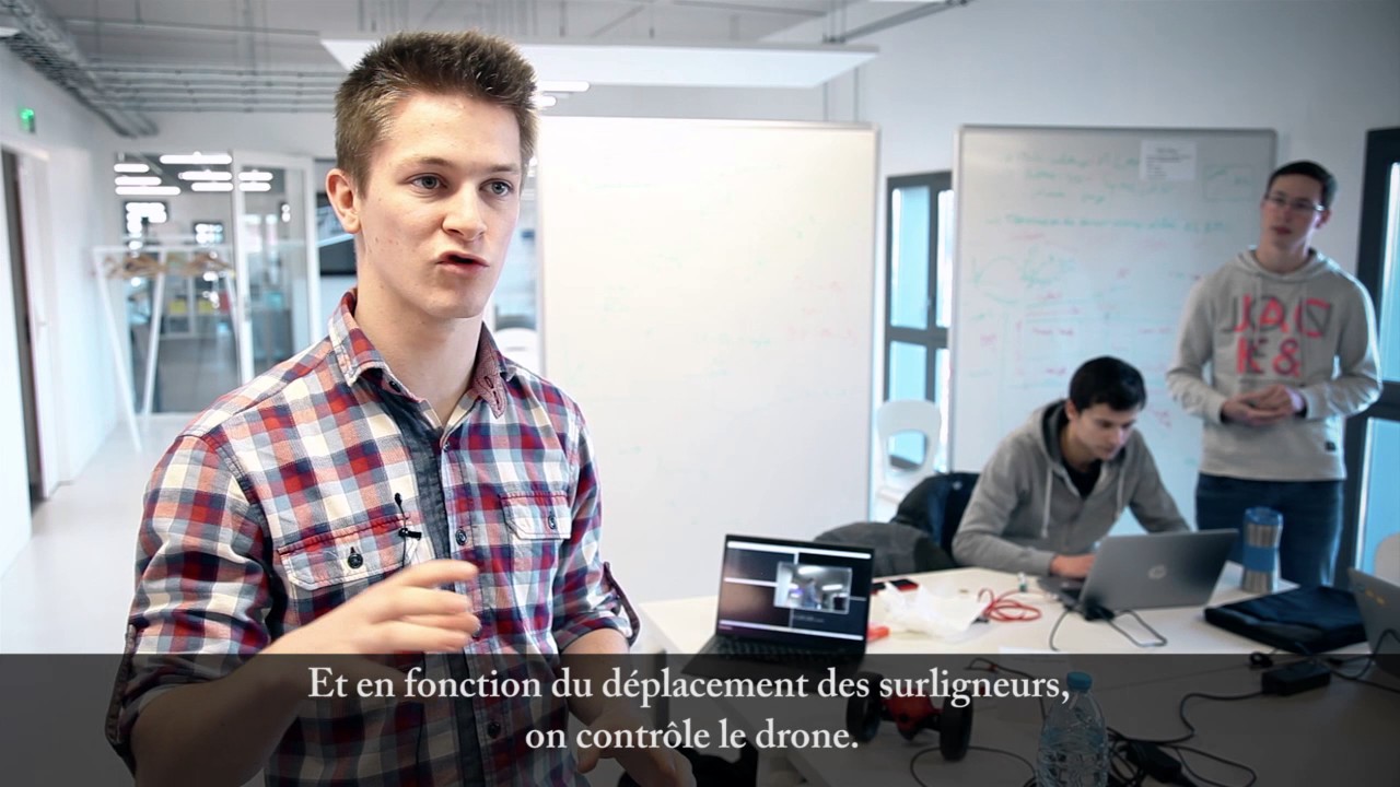 DRONE PARROT - Projet &eacute;tudiants de 3&egrave;me ann&eacute;e ISEN LILLE