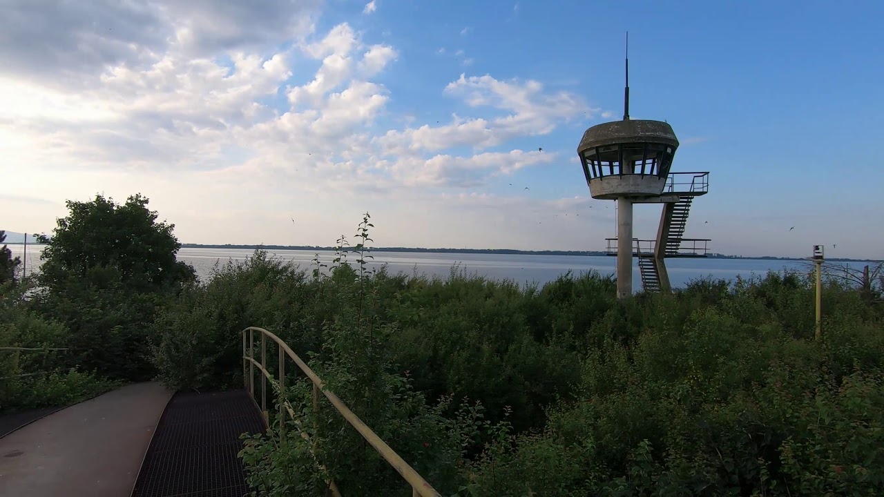 Zemplínska šírava and its abandoned hotels and shopping malls, Slovakia - july 2020