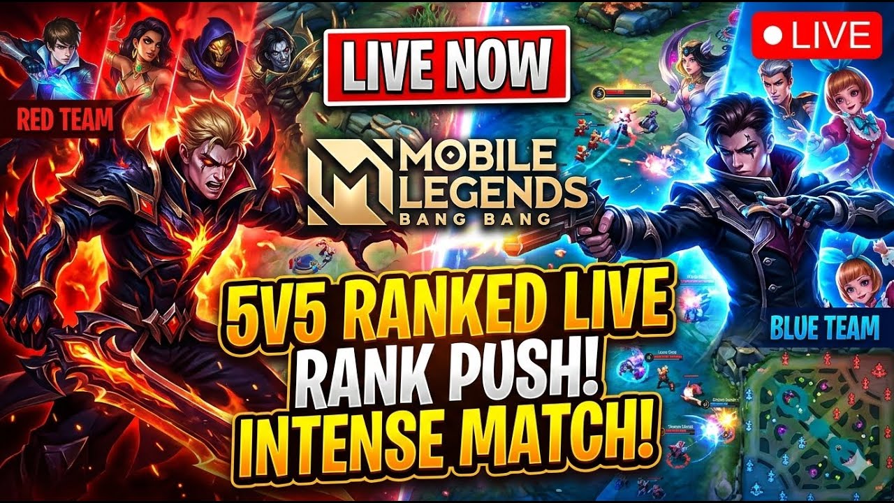 HELLO GUYS WELCOME TO MY MOBALEGENDS5V5 GAMEPLAY LIVE STREAM