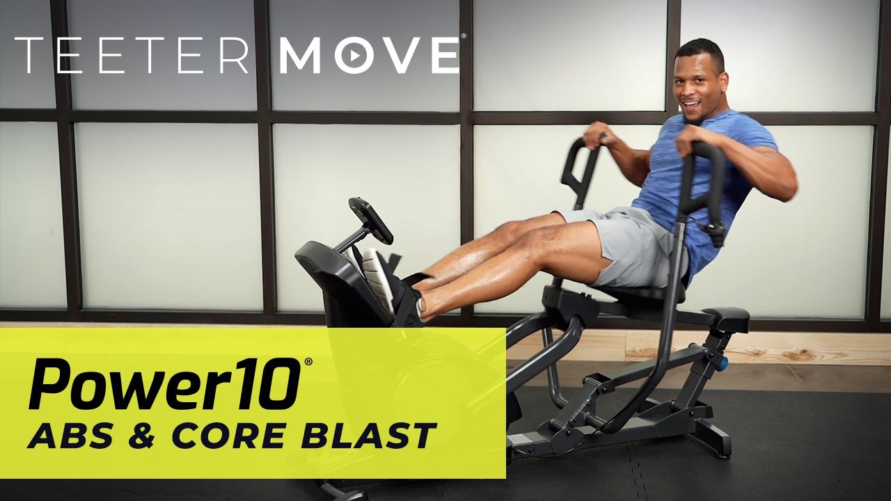15 Min Abs & Core Blast Workout | Power10 Elliptical Rower | Teeter Move
