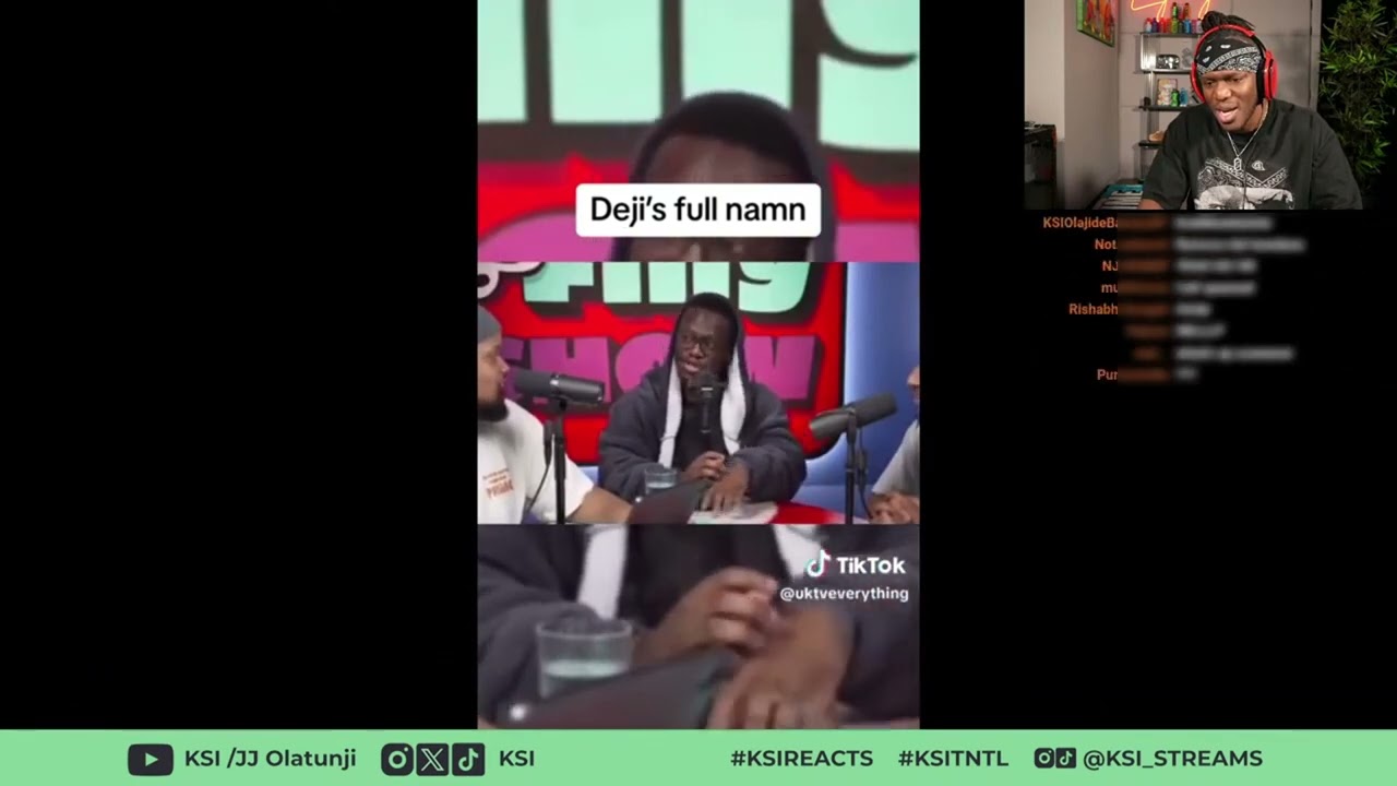 Even KSI couldn&rsquo;t believe this is Deji&rsquo;s full name 💀