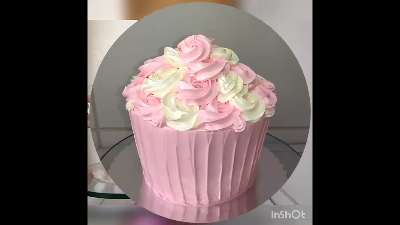 Bolo Cupcake gigante Fácil Fácil...