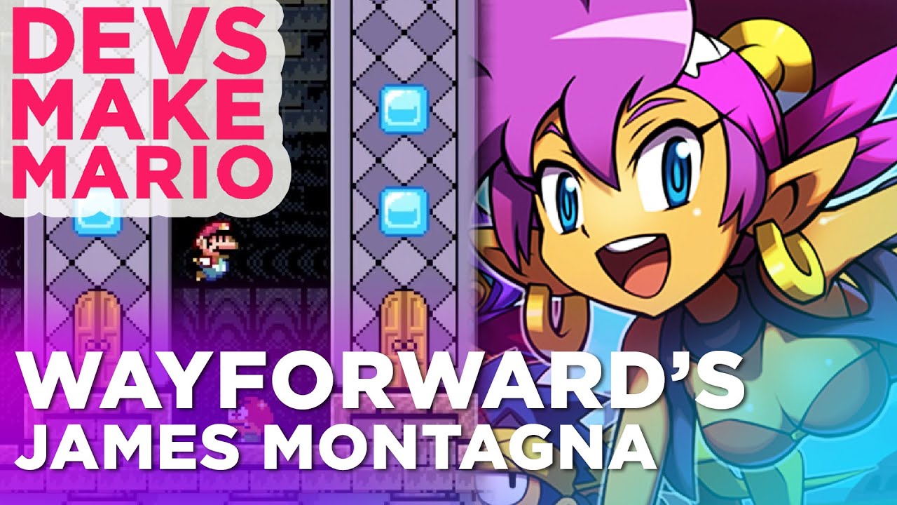 Shantae and the Pirate's Curse Designer Builds a Super Mario Maker Level&nbsp;&mdash;&nbsp;DEVS MAKE MARIO