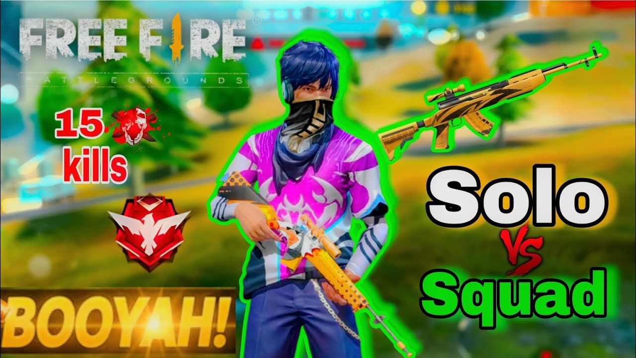 15 Kills + Booyah! 🔥 Solo vs Squad Gameplay (AC80 & SKS Power) Garena Freefiremax 