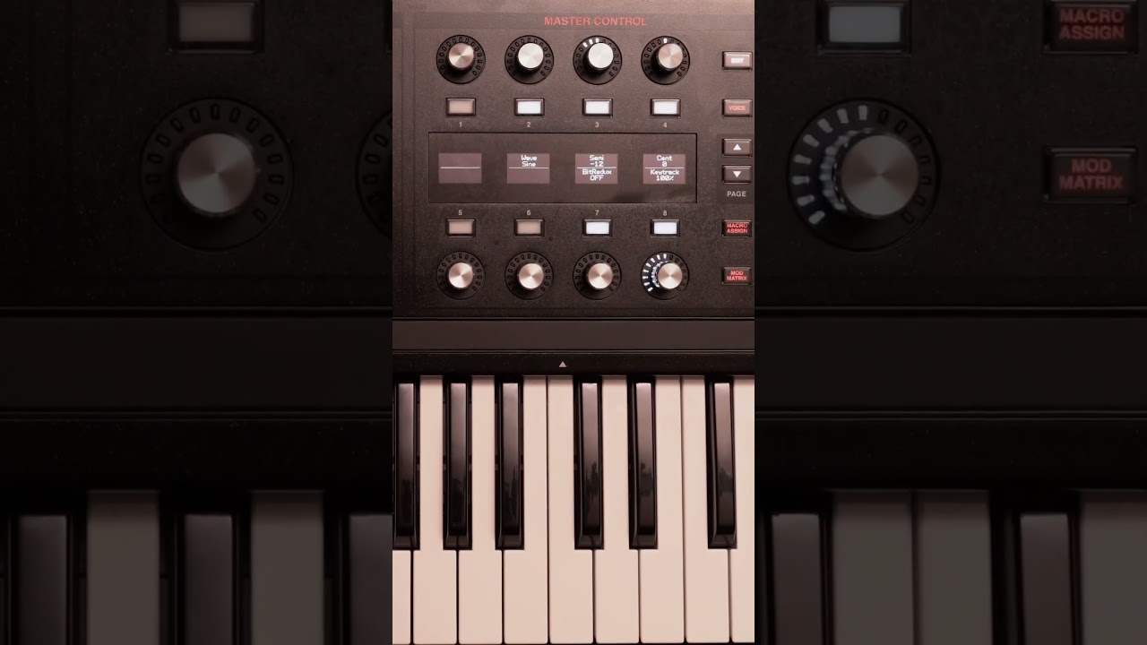 Making an organ patch on the Hydrasynth in under 60 seconds 