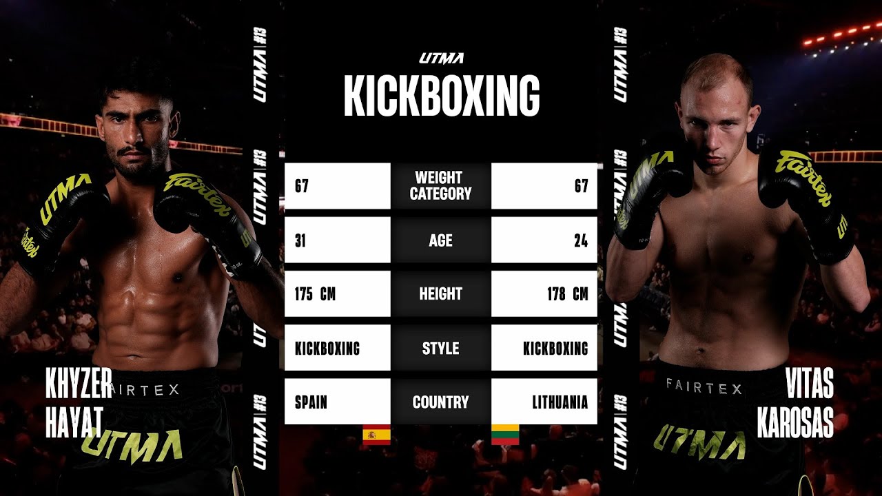 Vitas Karosas vs Khyzer Hayat | UTMA 13 | Full Fight