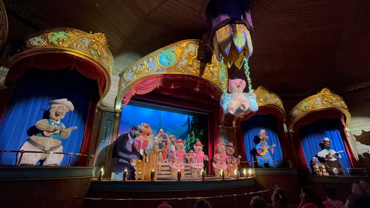 Country Bear Musical Jamboree 4K Experience with Excellent Lighting Magic Kingdom 2025