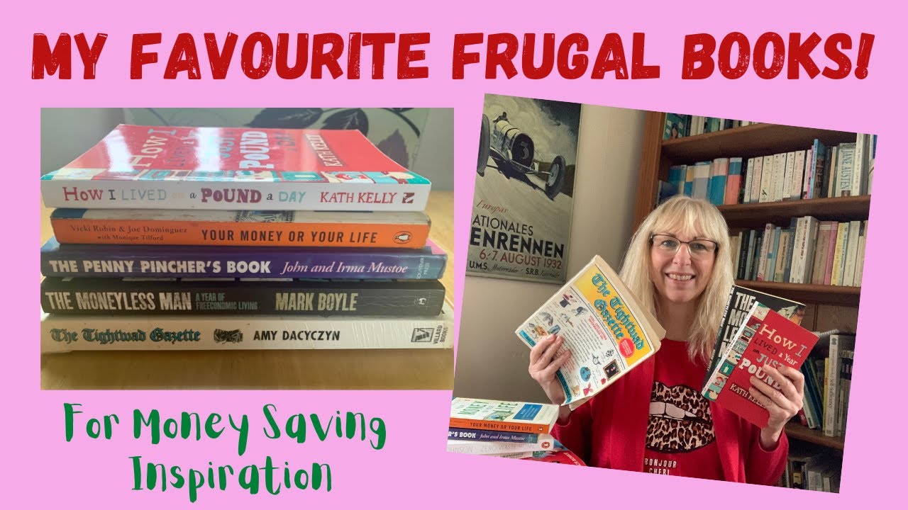 My favourite frugal books for money saving inspiration