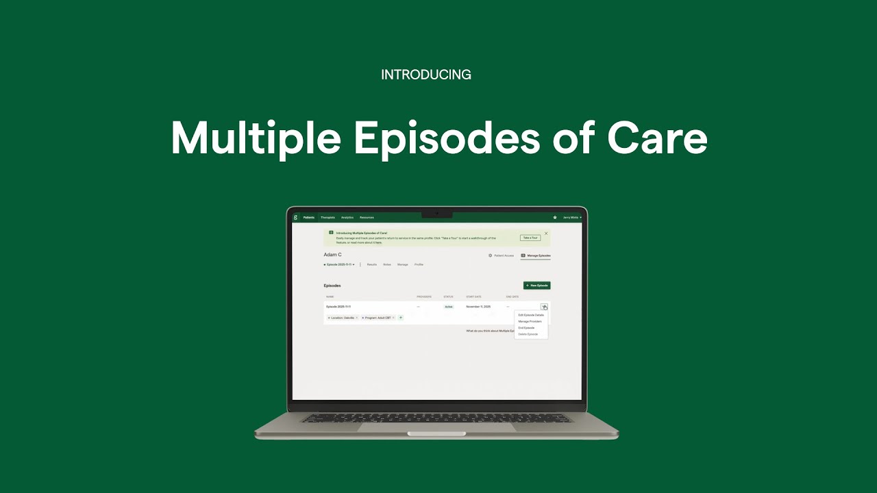 Introducing Multiple Episodes of Care