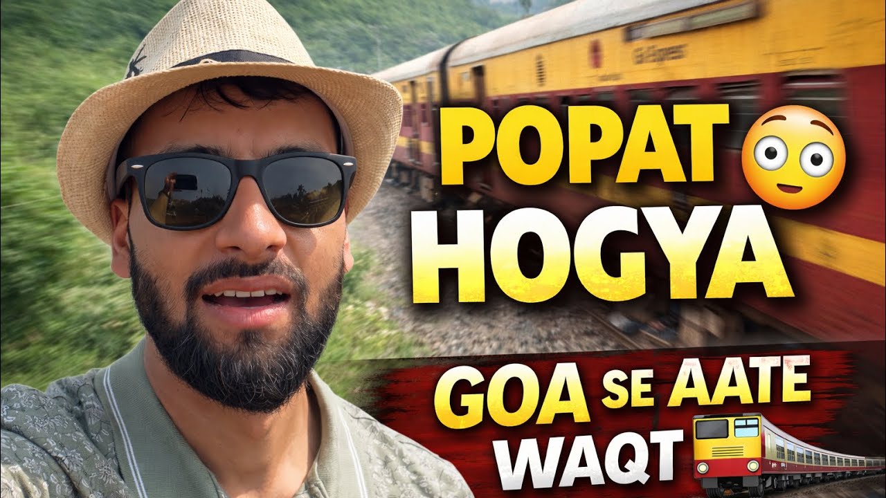 “Waiting mein thi ticket, popat ho gaya 😅 | Goa return journey”#GoaVlog#Dudhsagar#ThumbsUpPahad