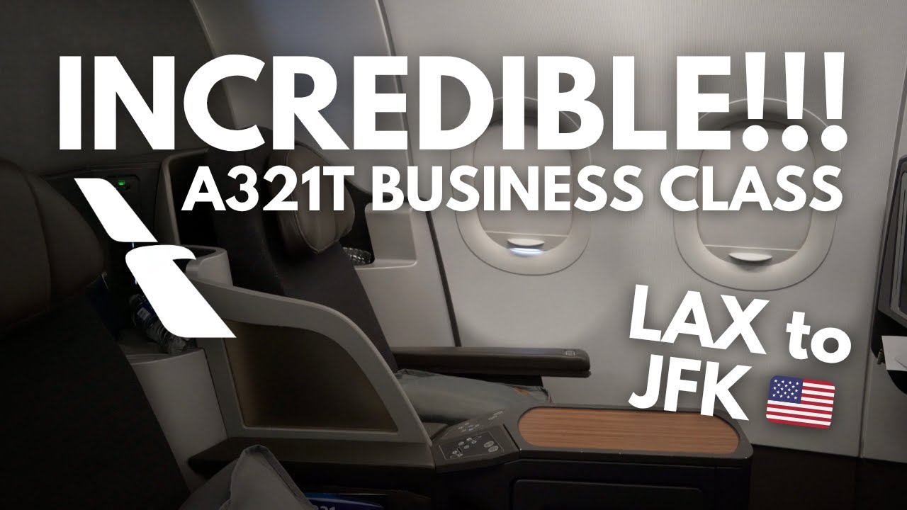 American Airlines A321T LAX-JFK Flagship Business | Full Flight Review