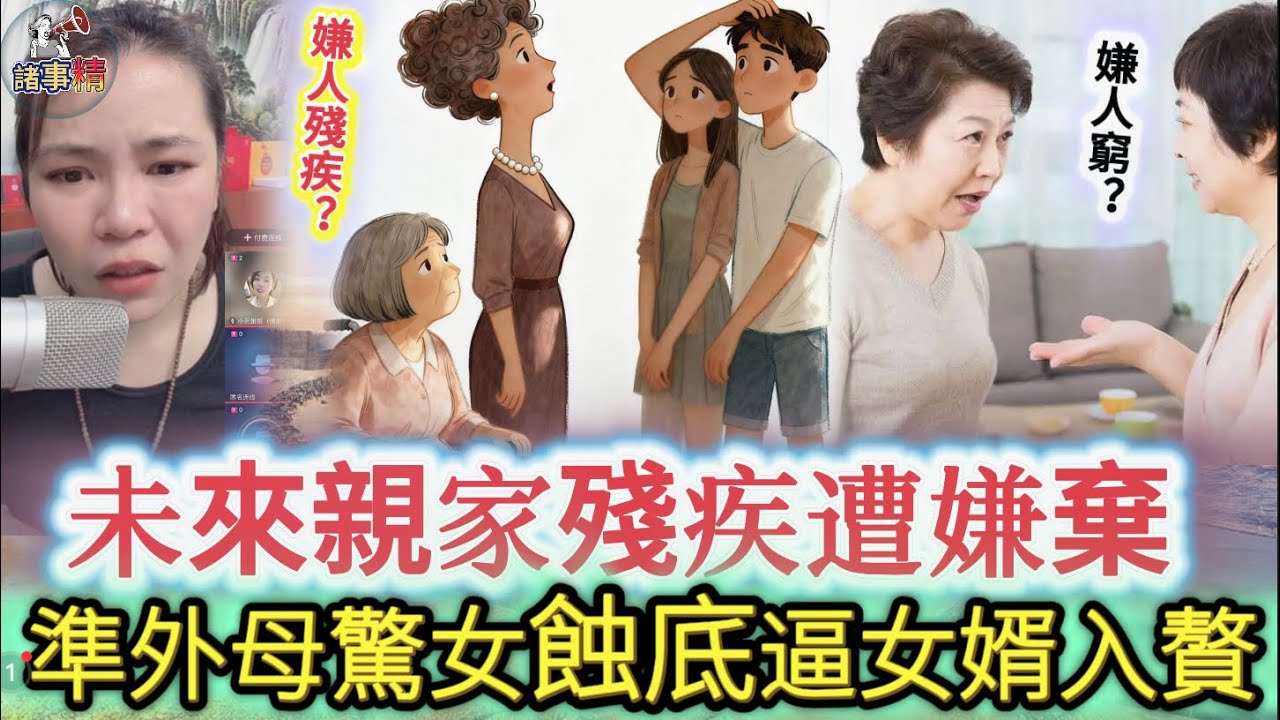 未來親家殘疾遭嫌棄，準外母驚女蝕底逼女婿入贅 #情感 #廣東話 #情感故事 #分享 #婚姻 #諸事姐 