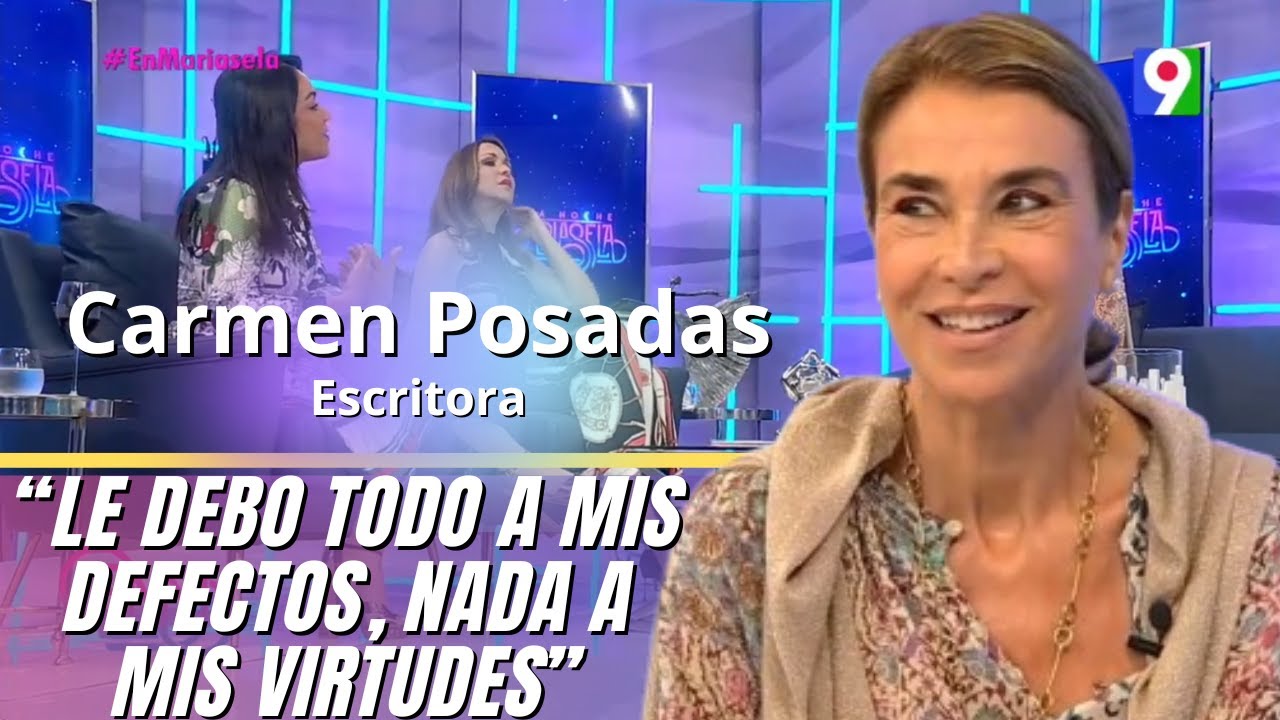 Carmen Posadas, escritora, nos cuenta su historia y que tanto le costó que le tomaran en serio