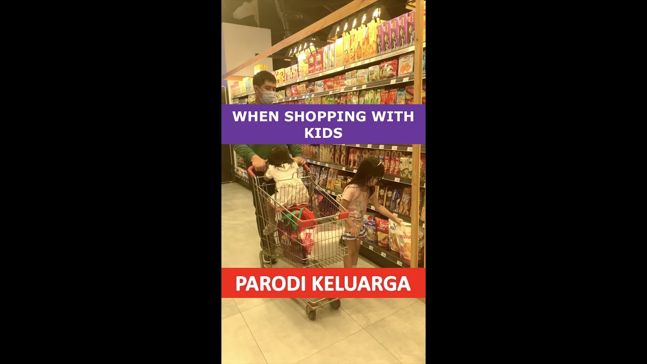 Funny moments when shopping with kids - Funny Family #shorts #funnyvideo #parodi #funnyfamily