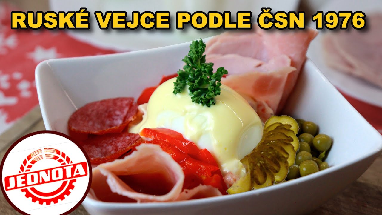 Poctivé RUSKÉ VEJCE podle ČSN 1976. Takové už v obchodě nekoupíte!