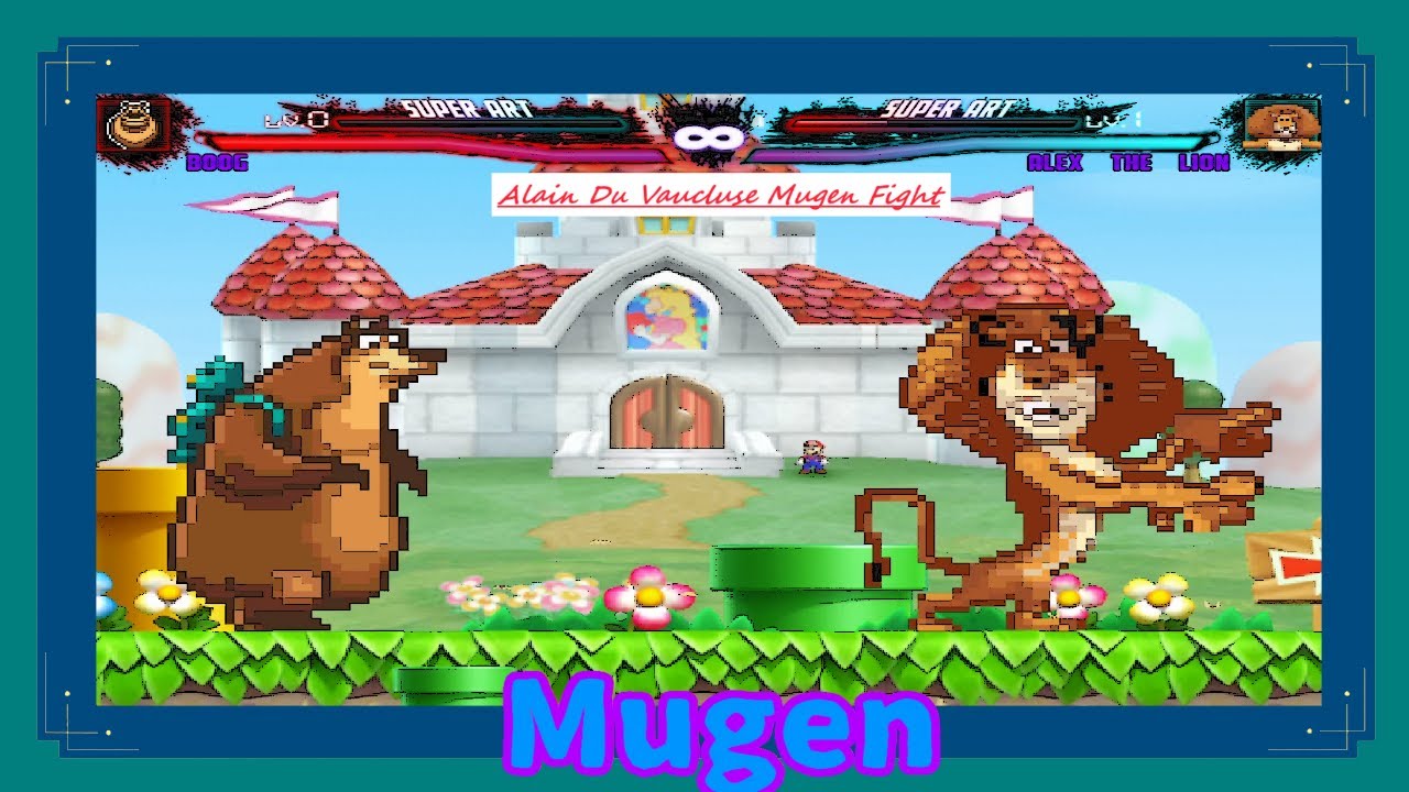 Mugen : Boog The Bear Vs Alex The Lion (Request)