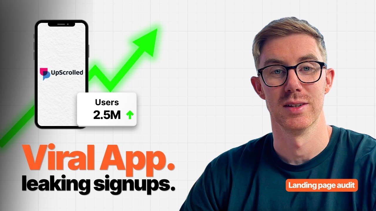 UpScrolled hit 2.5M users with a broken landing page (then I fixed it)