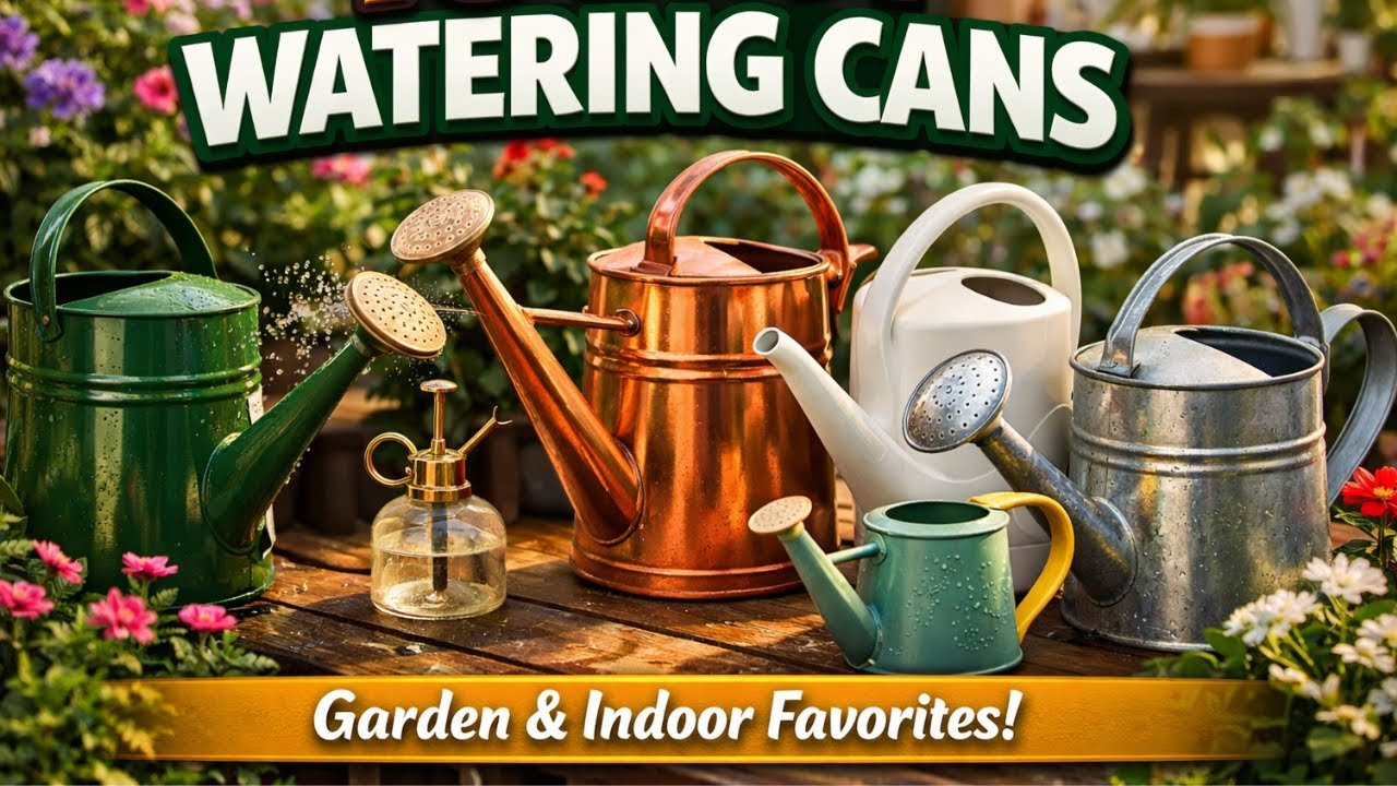 Top 10 Watering Cans for Flowers, Vegetables & Houseplants