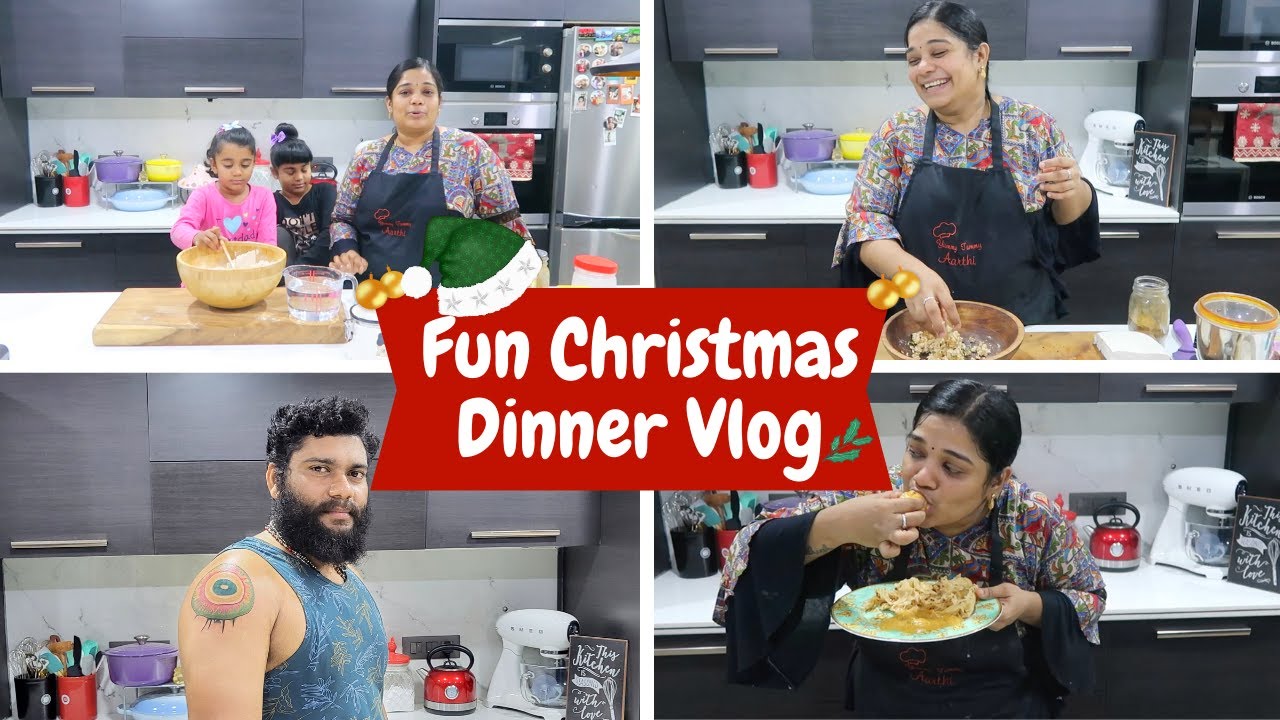 Christmas Special Dinner Party Vlog at Home for Family - Wheat lachha Paratha, Paneer Pasanda Recipe