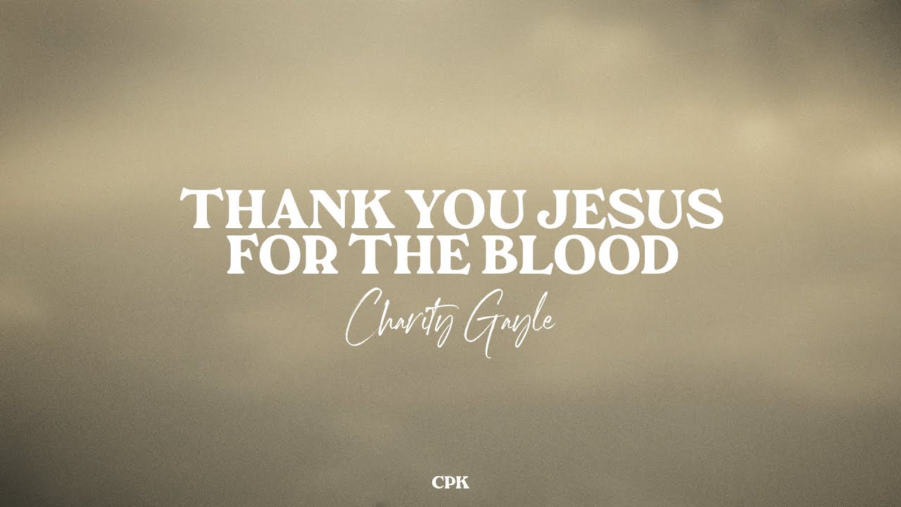 Charity Gayle - Thank You Jesus for the Blood | Piano Karaoke [Original Key of Bb]