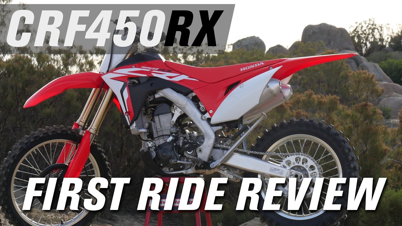 Обзор первой поездки на Honda CRF450RX 2017 года