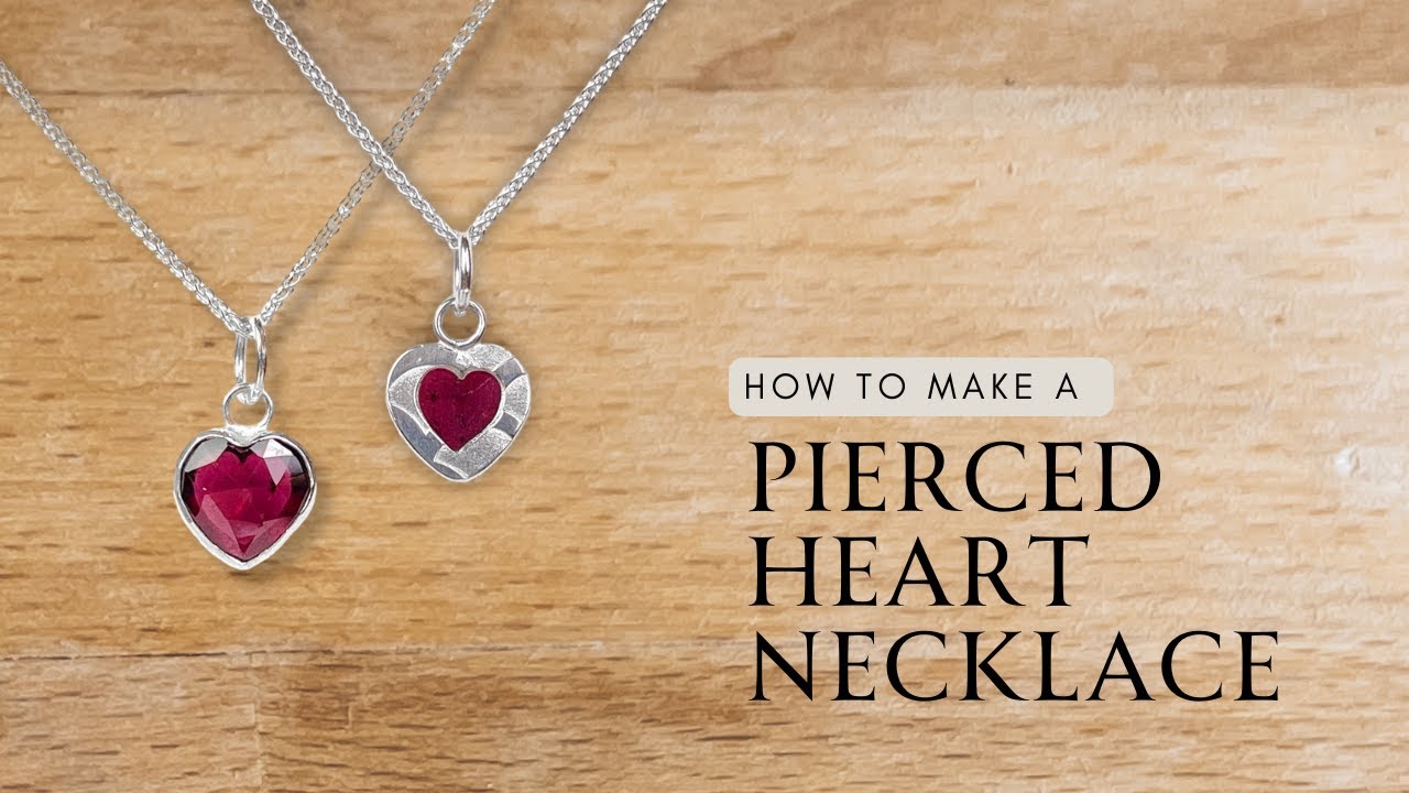 JEWELLERY TUTORIAL | Make this Open-backed Garnet Necklace