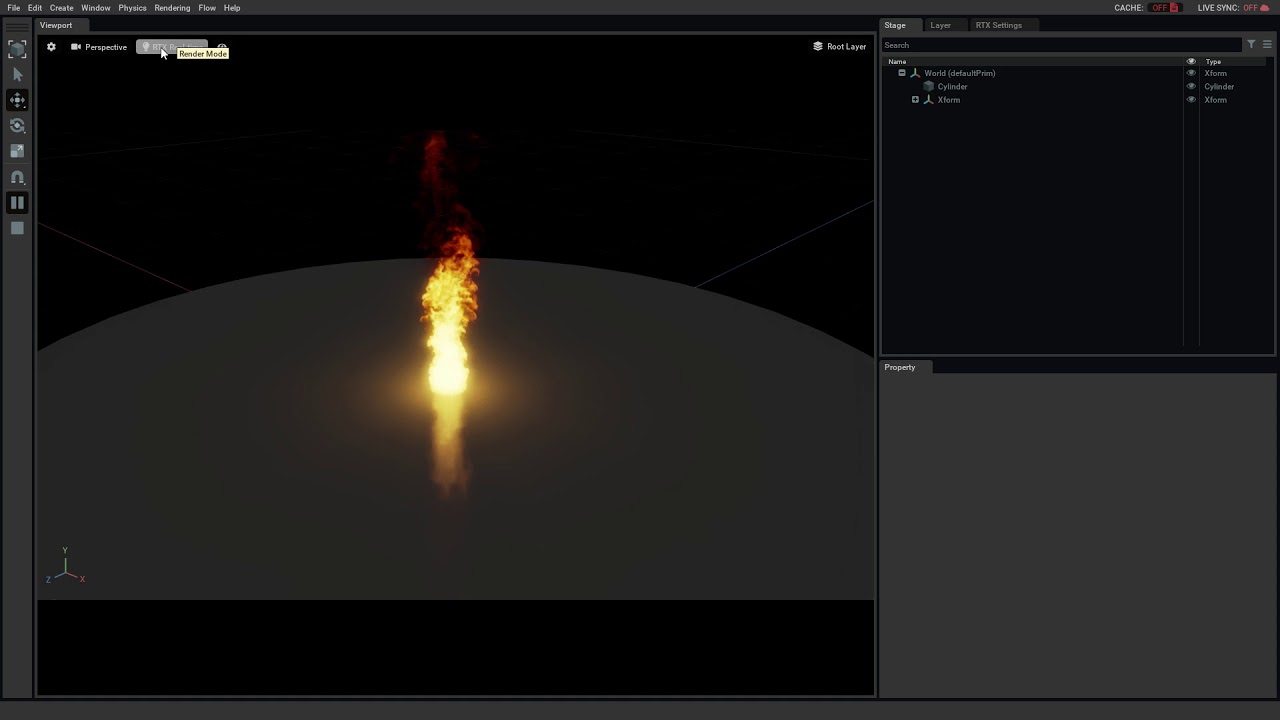 NVIDIA Flow Render Settings