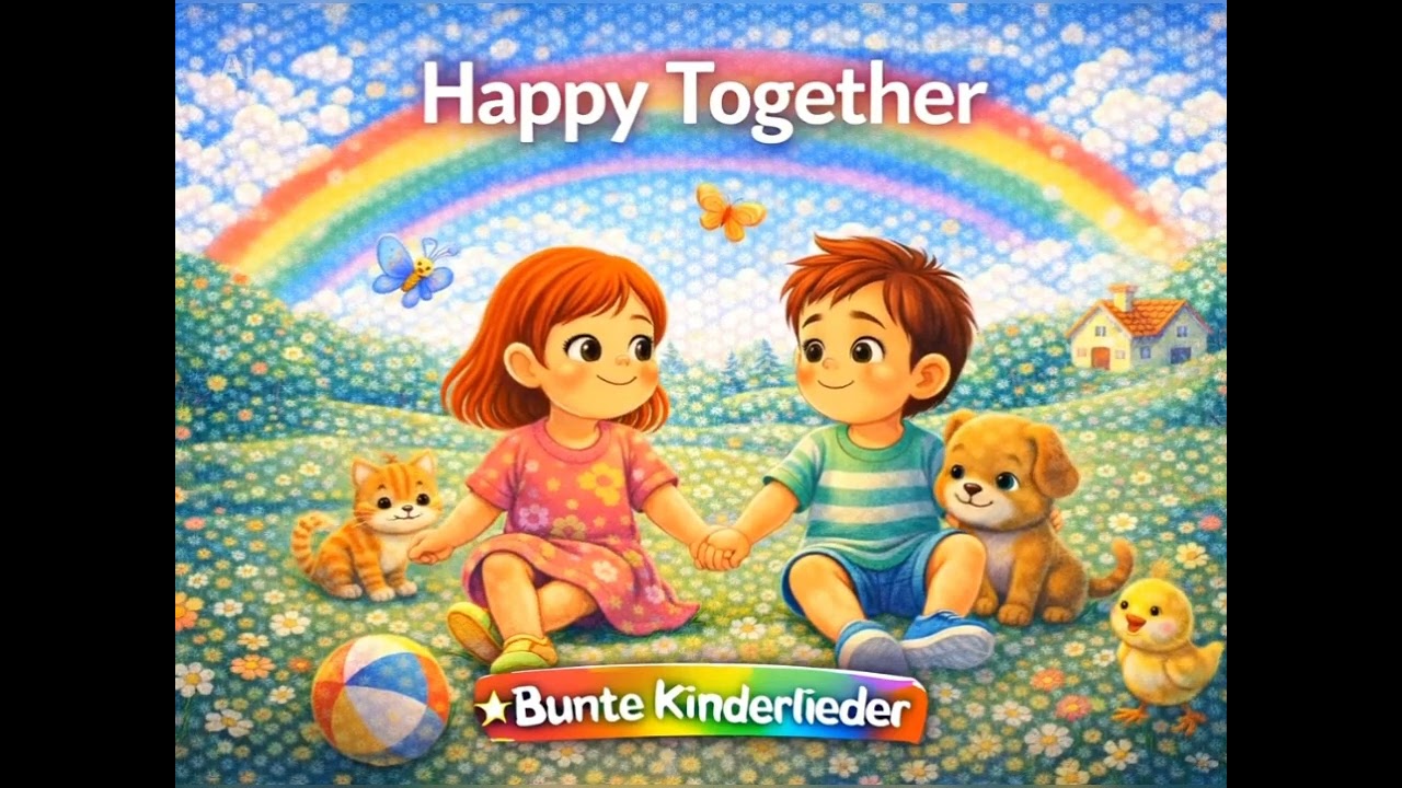 Happy Together | Familien- & Freundschaftslied für Kinder | Bunte Kinderlieder