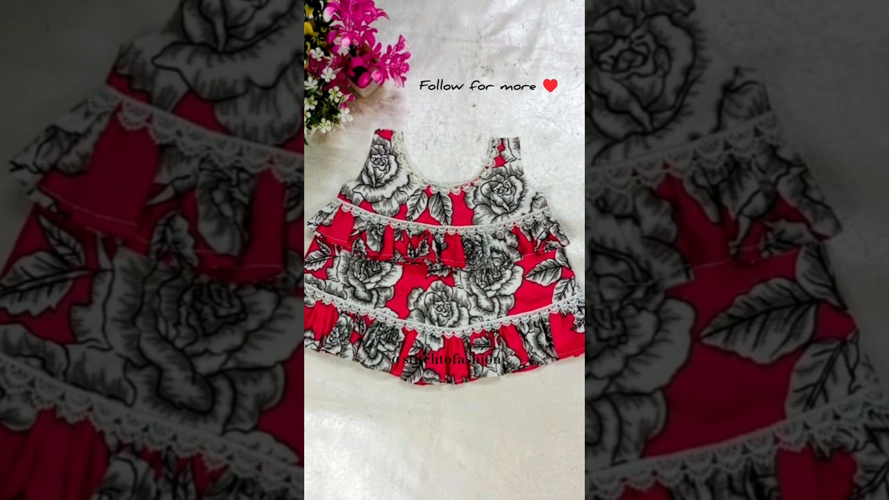 beautiful baby top 👗💗 #shorts #fashion #sewing #top #beautiful #trending #viral #shortsfeed